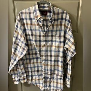 Arnie Blue and Brown Plaid Shirt